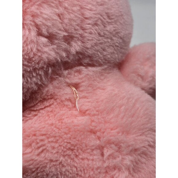 Care Bear Cheer Bear Rainbow Heart Pink Stuffed Bear Plush Carlton Cards 13”READ - Picture 9 of 12
